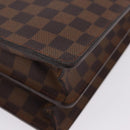LOUIS VUITTON Damier Ebene Serviette Ambassador Business Bag LV Auth 199355V-15
