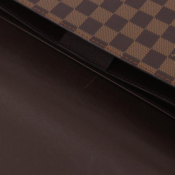 LOUIS VUITTON Damier Ebene Serviette Ambassador Business Bag LV Auth 199355V