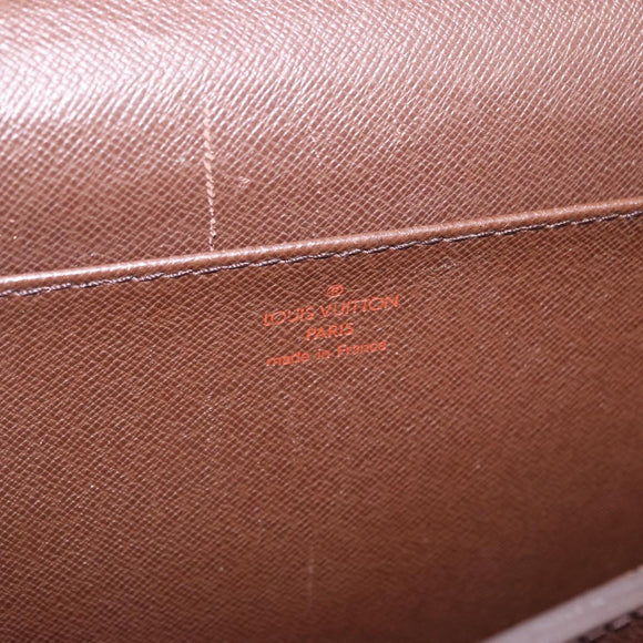 LOUIS VUITTON Damier Ebene Serviette Ambassador Business Bag LV Auth 199355V