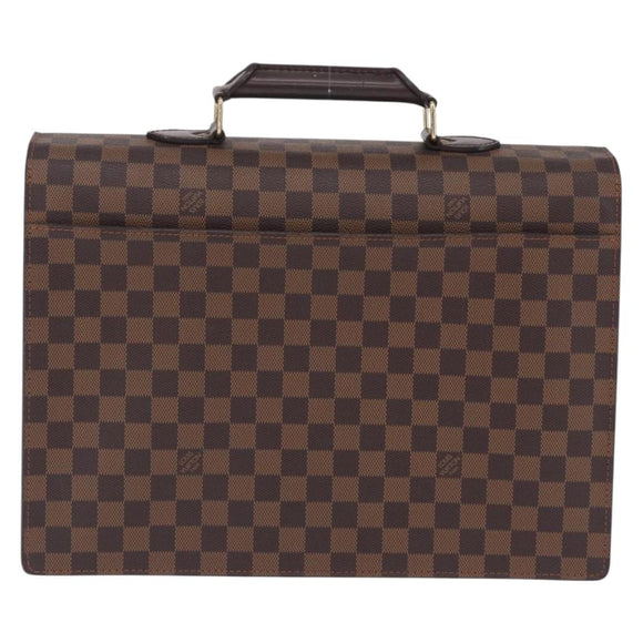 LOUIS VUITTON Damier Ebene Serviette Ambassador Business Bag LV Auth 199355V