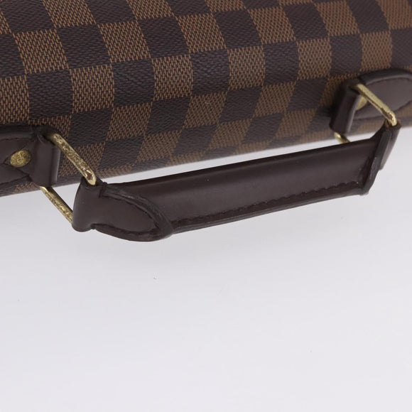 LOUIS VUITTON Damier Ebene Serviette Ambassador Business Bag LV Auth 199355V