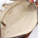 Miu Miu Hand Bag Canvas Purple Brown Auth 199357A-11