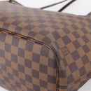 LOUIS VUITTON Damier Ebene Neverfull MM Tote Bag N51105 LV Auth 199361V-15
