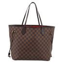 LOUIS VUITTON Damier Ebene Neverfull MM Tote Bag N51105 LV Auth 199361V-13