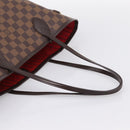LOUIS VUITTON Damier Ebene Neverfull MM Tote Bag N51105 LV Auth 199361V-7