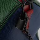 LOUIS VUITTON Epi Keepall Bandouliere 50 Bag Green Red Blue M55571 Auth 199362A-10