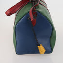 LOUIS VUITTON Epi Keepall Bandouliere 50 Bag Green Red Blue M55571 Auth 199362A-3
