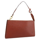 LOUIS VUITTON Epi Pochette Accessoires Pouch Brown M52983 LV Auth 199366-1
