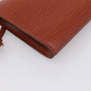 LOUIS VUITTON Epi Pochette Accessoires Pouch Brown M52983 LV Auth 199366-16