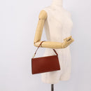LOUIS VUITTON Epi Pochette Accessoires Pouch Brown M52983 LV Auth 199366-20
