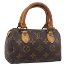 LOUIS VUITTON Monogram Mini Speedy Hand Bag M41534 LV Auth 199368-1