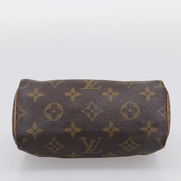 LOUIS VUITTON Monogram Mini Speedy Hand Bag M41534 LV Auth 199368