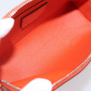 LOUIS VUITTON Epi Pochette Cosmetic PM Pouch Orange M40642 LV Auth 199373V-10