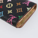 LOUIS VUITTON Monogram Multicolor Multicles 4 Key Case Black M60044 Auth 199374-15