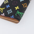 LOUIS VUITTON Monogram Multicolor Multicles 4 Key Case Black M60044 Auth 199374-16