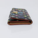 LOUIS VUITTON Monogram Multicolor Multicles 4 Key Case Black M60044 Auth 199374-3