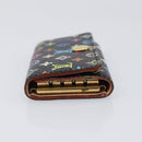 LOUIS VUITTON Monogram Multicolor Multicles 4 Key Case Black M60044 Auth 199374-4