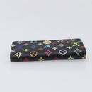 LOUIS VUITTON Monogram Multicolor Multicles 4 Key Case Black M60044 Auth 199374-5