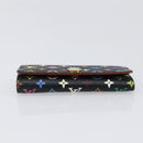 LOUIS VUITTON Monogram Multicolor Multicles 4 Key Case Black M60044 Auth 199374-6