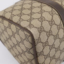 GUCCI GG Supreme Web Sherry Line Boston Bag PVC Beige 10 012 3842 Auth 199377-11
