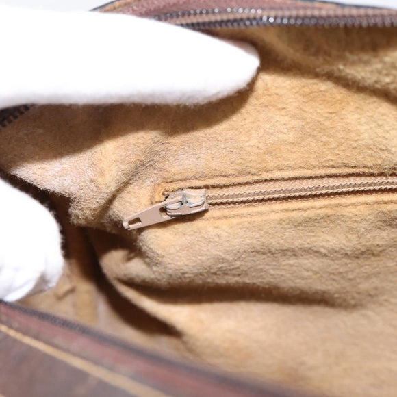 GUCCI GG Supreme Web Sherry Line Boston Bag PVC Beige 10 012 3842 Auth 199377