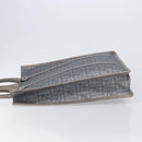 FENDI Zucca Tote Bag PVC Leather Gray Silver 7VA243 Auth 199379V-4