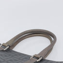 FENDI Zucca Tote Bag PVC Leather Gray Silver 7VA243 Auth 199379V-8