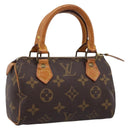 LOUIS VUITTON Monogram Mini Speedy Hand Bag M41534 LV Auth 199383-1