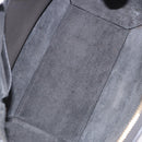 CELINE Belt Bag Micro Hand Bag Leather 2way Gray Gold Auth 199385V-10