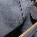 CELINE Belt Bag Micro Hand Bag Leather 2way Gray Gold Auth 199385V-11