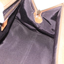 CELINE Doctors Hand Bag Leather Brown Gold Auth 199386A-18