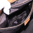 CELINE Doctors Hand Bag Leather Brown Gold Auth 199386A-21