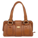 CELINE Doctors Hand Bag Leather Brown Gold Auth 199386A-2