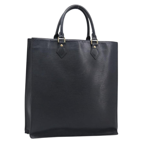 LOUIS VUITTON Epi Sac Plat Hand Bag Black M59082 LV Auth 199392