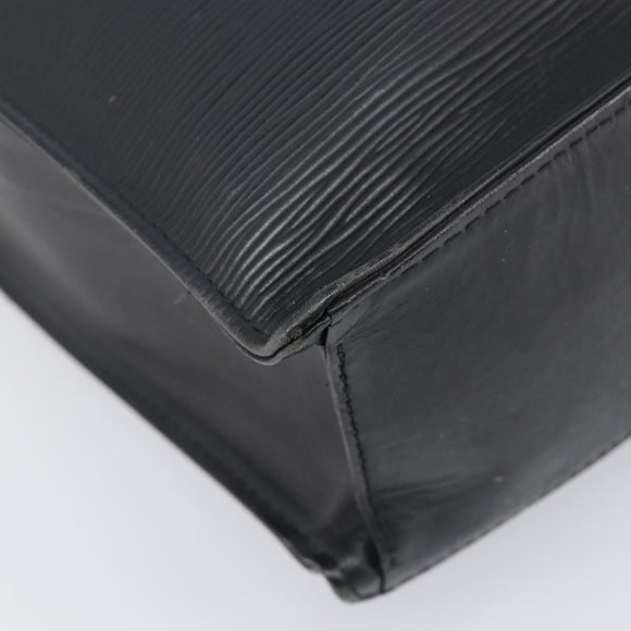 LOUIS VUITTON Epi Sac Plat Hand Bag Black M59082 LV Auth 199392