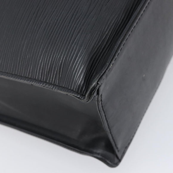 LOUIS VUITTON Epi Sac Plat Hand Bag Black M59082 LV Auth 199392