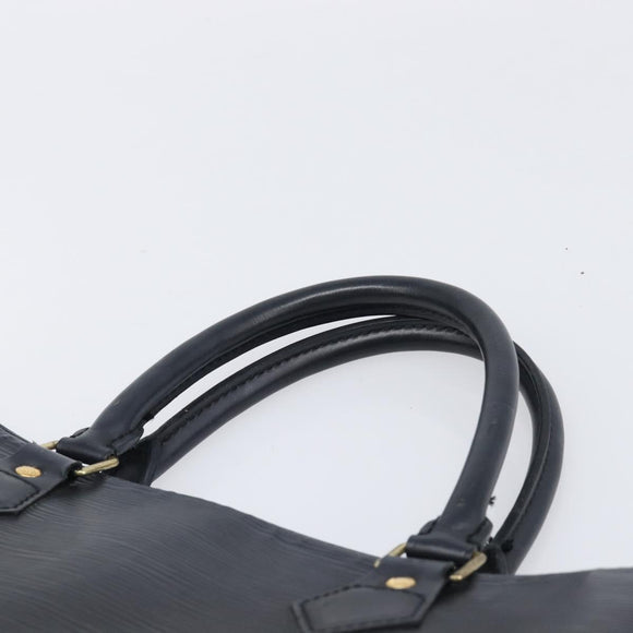 LOUIS VUITTON Epi Sac Plat Hand Bag Black M59082 LV Auth 199392