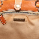 Miu Miu Tote Bag Raffia Beige Gold Auth 199393V-10