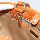 Miu Miu Tote Bag Raffia Beige Gold Auth 199393V-19