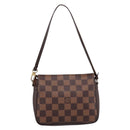 LOUIS VUITTON Damier Ebene Trousse Makeup Pouch N51982 LV Auth 199394V-2