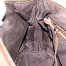 Miu Miu Hand Bag Leather 2way Beige Gold Auth 199396A-24