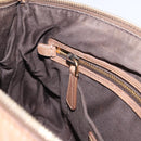 Miu Miu Hand Bag Leather 2way Beige Gold Auth 199396A-25