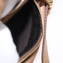 Miu Miu Hand Bag Leather 2way Beige Gold Auth 199396A-27
