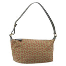 CELINE C Macadam Canvas Hand Bag Beige Gold Auth 199397-1