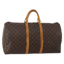 LOUIS VUITTON Monogram Keepall 55 Boston Bag M41424 LV Auth 199400-1