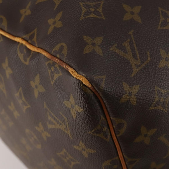 LOUIS VUITTON Monogram Keepall 55 Boston Bag M41424 LV Auth 199400