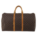 LOUIS VUITTON Monogram Keepall 55 Boston Bag M41424 LV Auth 199400-13