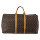 LOUIS VUITTON Monogram Keepall 55 Boston Bag M41424 LV Auth 199400-2