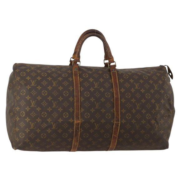 LOUIS VUITTON Monogram Keepall 60 Boston Bag M41422 LV Auth 199401