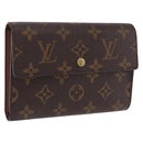 LOUIS VUITTON Monogram Porte TresorEtui Papie Wallet M61202 LV Auth 199402-1